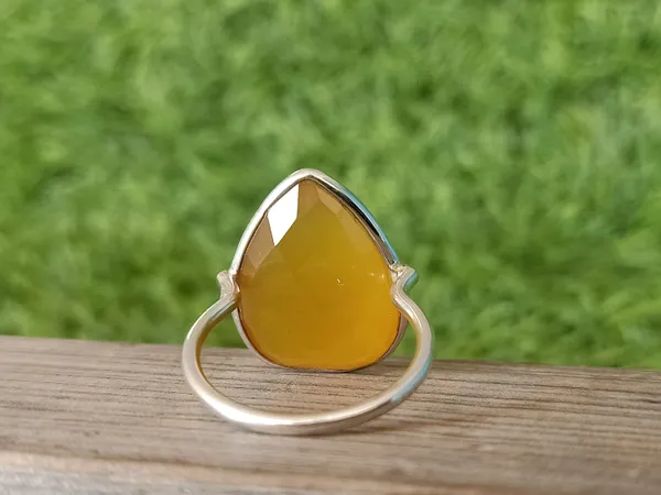 Silver_&_Yellow_Sterling_Silver_925_Premium_&_Elegant_Boho_Ring_For_Girls_&_Women