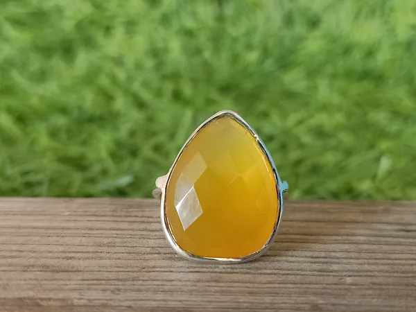 Silver_&_Yellow_Sterling_Silver_925_Premium_&_Elegant_Boho_Ring_For_Girls_&_Women