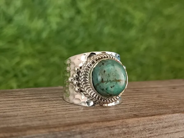 Silver_&_Grey_Sterling_Silver925_Premium_&_Elegant_Handmade_Ring_For_Girls_&_Women
