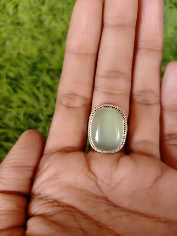 Silver_&_Light_Green_Sterling_Silver_925_Premium_&_Elegant_Designer_Ring_For_Girls_&_Women