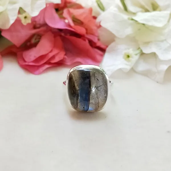Silver_&_Blue_Sterling_Silver_925_Premium_&_Elegant_Boho_Ring_For_Girls_&_Women