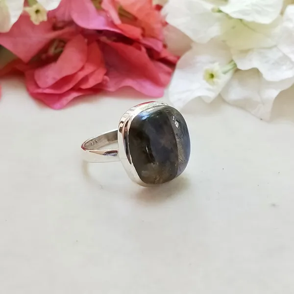 Silver_&_Blue_Sterling_Silver_925_Premium_&_Elegant_Boho_Ring_For_Girls_&_Women