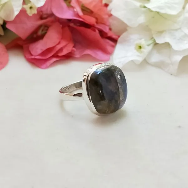 Silver_&_Blue_Sterling_Silver_925_Premium_&_Elegant_Boho_Ring_For_Girls_&_Women
