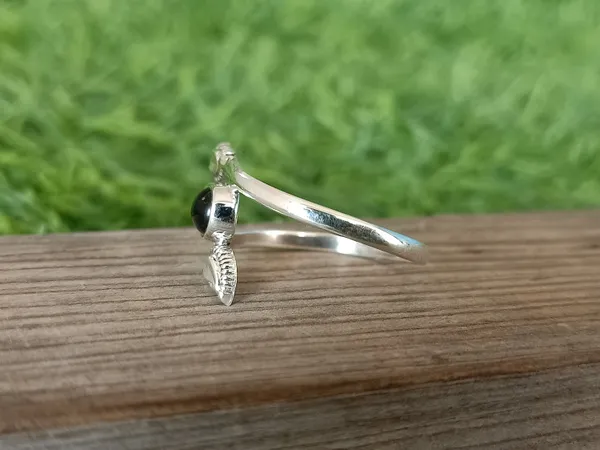 Silver_&_Black_Sterling_Silver_925_Premium_&_Elegant_Boho_Ring_For_Girls_&_Women