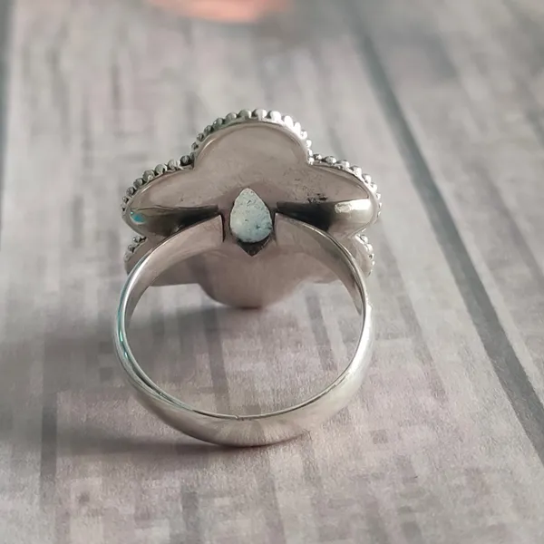 Silver_&_White_With_Blue_Sterling_Silver_925_Premium_&_Elegant_Boho_Ring_For_Girls_&_Women