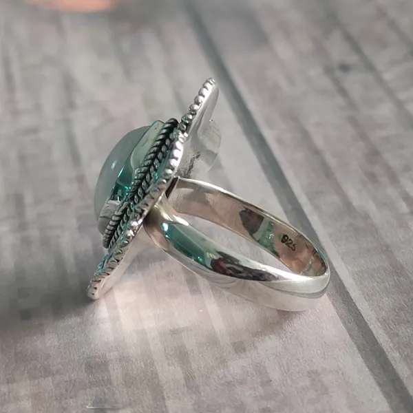 Silver_&_White_With_Blue_Sterling_Silver_925_Premium_&_Elegant_Boho_Ring_For_Girls_&_Women