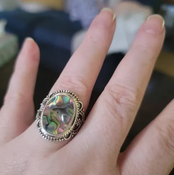 Silver_&_Multicolor_Sterling_Silver_925_Premium_&_Elegant_Boho_Ring_For_Girls_&_Women