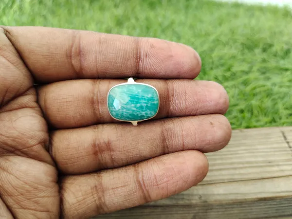 Silver_&_Light_Green_Sterling_Silver_925_Premium_&_Elegant_Boho_Ring_For_Girls_&_Women
