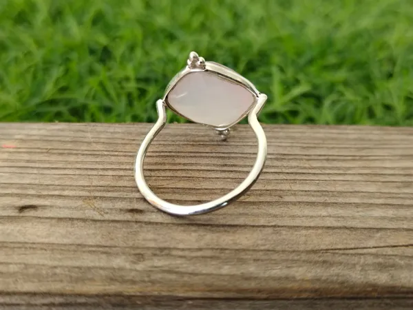 Silver_&_Pink_Sterling_Silver_925_Premium_&_Elegant_Boho_Ring_For_Girls_&_Women