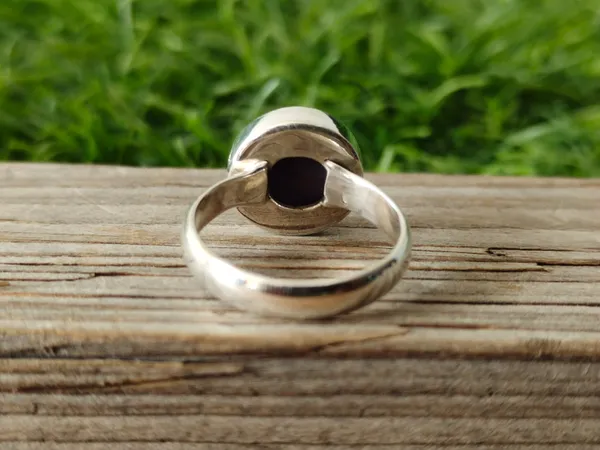 Silver_&_Grey_Sterling_Silver_925_Premium_&_Elegant_Boho_Ring_For_Girls_&_Women