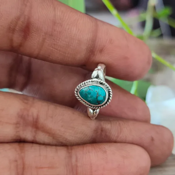Silver_&_Blue_Sterling_Silver_925_Premium_&_Elegant_Boho_Ring_For_Girls_&_Women