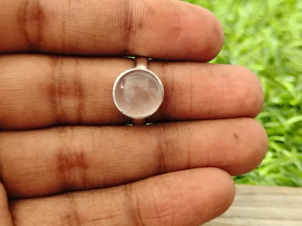 Silver_&_Pink_Sterling_Silver_925_Premium_&_Elegant_Boho_Ring_For_Girls_&_Women