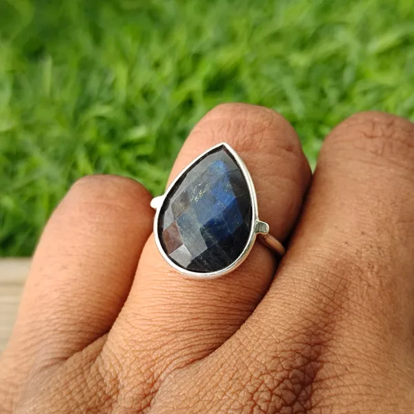 Silver_&_Blue_Sterling_Silver_925_Premium_&_Elegant_Boho_Ring_For_Girls_&_Women