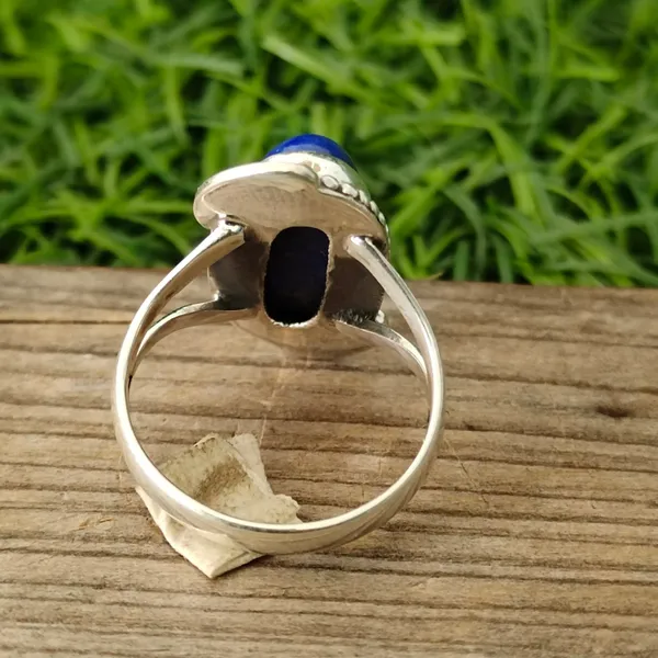 Silver_&_Blue_Sterling_Silver_925_Premium_&_Elegant_Boho_Ring_For_Girls_&_Women