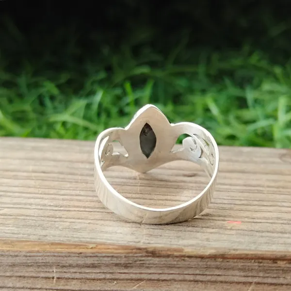 Silver_&_Blue_Sterling_Silver_925_Premium_&_Elegant_Boho_Ring_For_Girls_&_Women