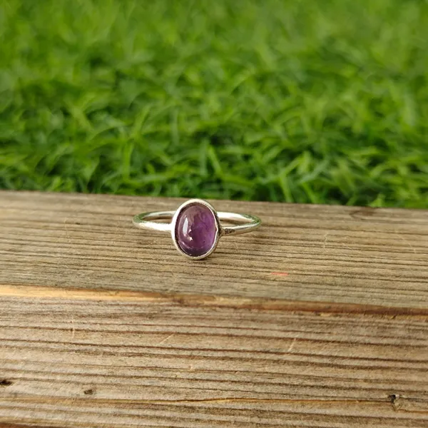 Silver_&_Pink_Sterling_Silver_925_Premium_&_Elegant_Boho_Ring_For_Girls_&_Women