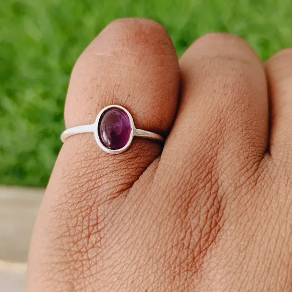 Silver_&_Pink_Sterling_Silver_925_Premium_&_Elegant_Boho_Ring_For_Girls_&_Women