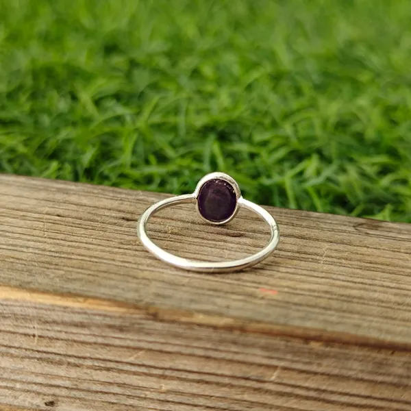 Silver_&_Pink_Sterling_Silver_925_Premium_&_Elegant_Boho_Ring_For_Girls_&_Women