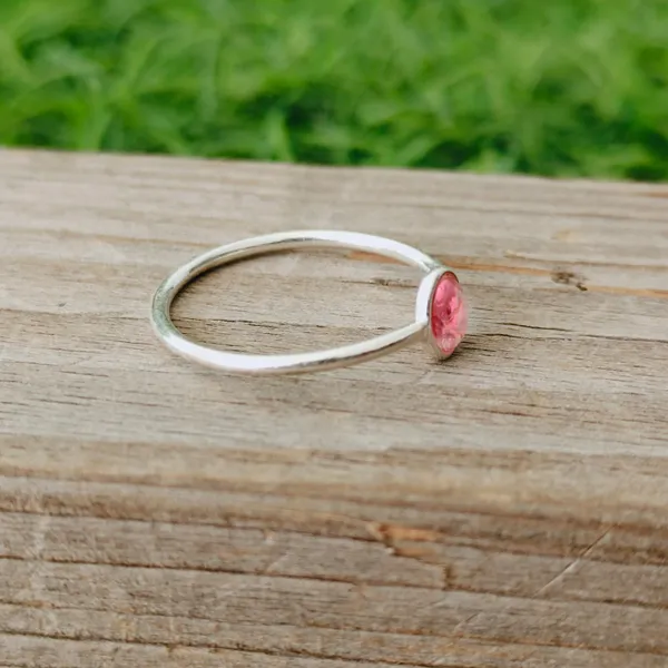 Silver_&_Pink_Sterling_Silver_925_Premium_&_Elegant_Boho_Ring_For_Girls_&_Women