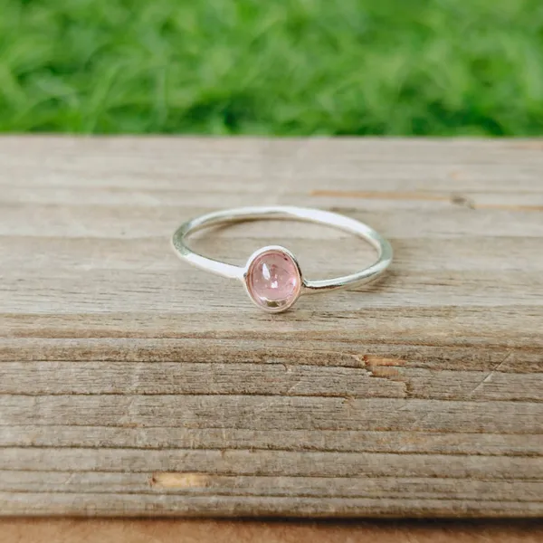 Silver_&_Pink_Sterling_Silver_925_Premium_&_Elegant_Boho_Ring_For_Girls_&_Women