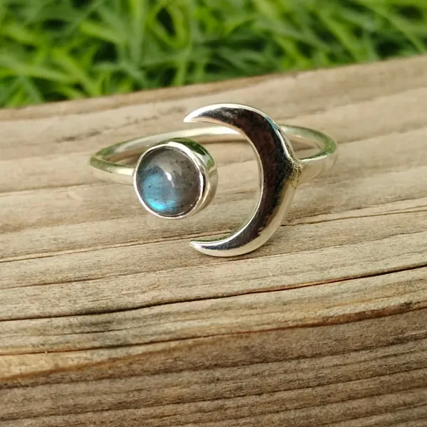 Silver_&_Blue_Sterling_Silver_925_Premium_&_Elegant_Boho_Ring_For_Girls_&_Women