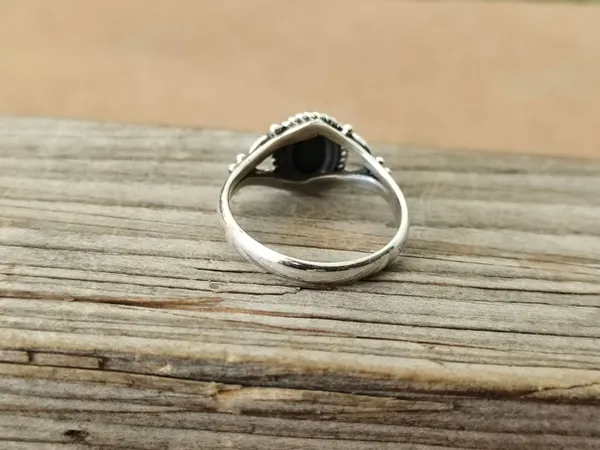 Silver_&_Grey_Sterling_Silver_925_Premium_&_Elegant_Boho_Ring_For_Girls_&_Women