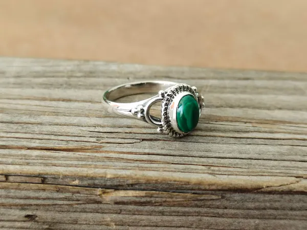 Silver_&_Grey_Sterling_Silver_925_Premium_&_Elegant_Boho_Ring_For_Girls_&_Women