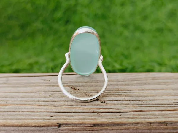Silver_&_Aqua_Blue_Sterling_Silver_925_Premium_&_Elegant_Boho_Ring_For_Girls_&_Women