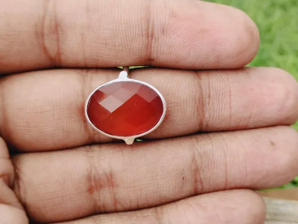 Silver_&_Orange_Sterling_Silver_925_Premium_&_Elegant_Boho_Ring_For_Girls_&_Women