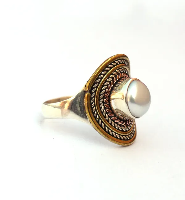 Silver_&_White_Sterling_Silver_925_Premium_&_Elegant_Boho_Ring_For_Girls_&_Women