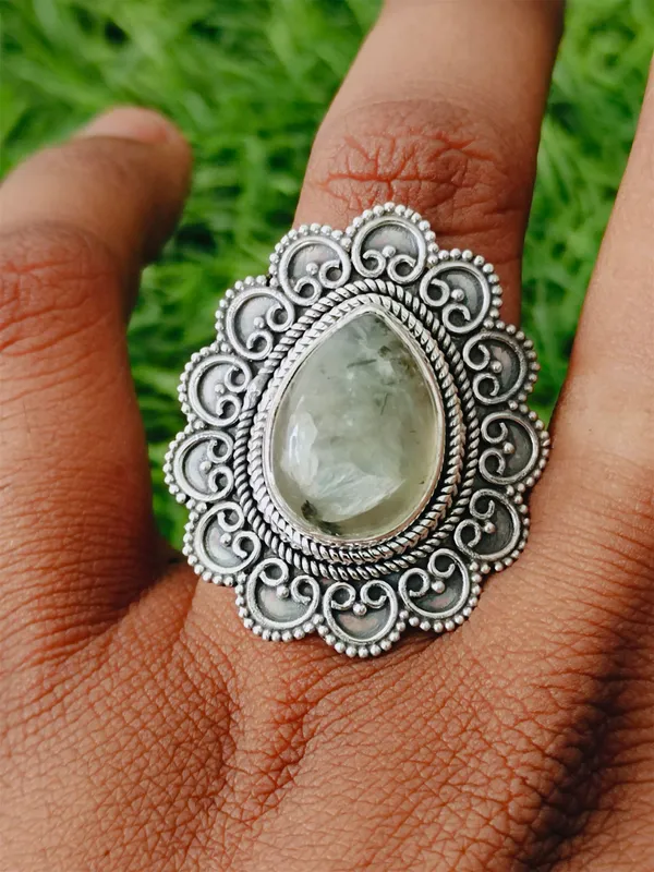 Silver_&_Little_Green_Sterling_Silver_925_Premium_&_Elegant_Handmade_Ring_For_Girls_&_Women