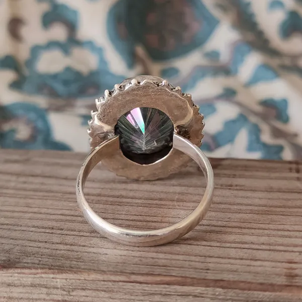 Silver_&_Multicolor_Sterling_Silver_925_Premium_&_Elegant_Boho_Ring_For_Girls_&_Women