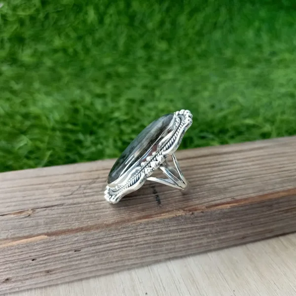 Silver_&_Blue_Sterling_Silver_925_Premium_&_Elegant_Boho_Ring_For_Girls_&_Women