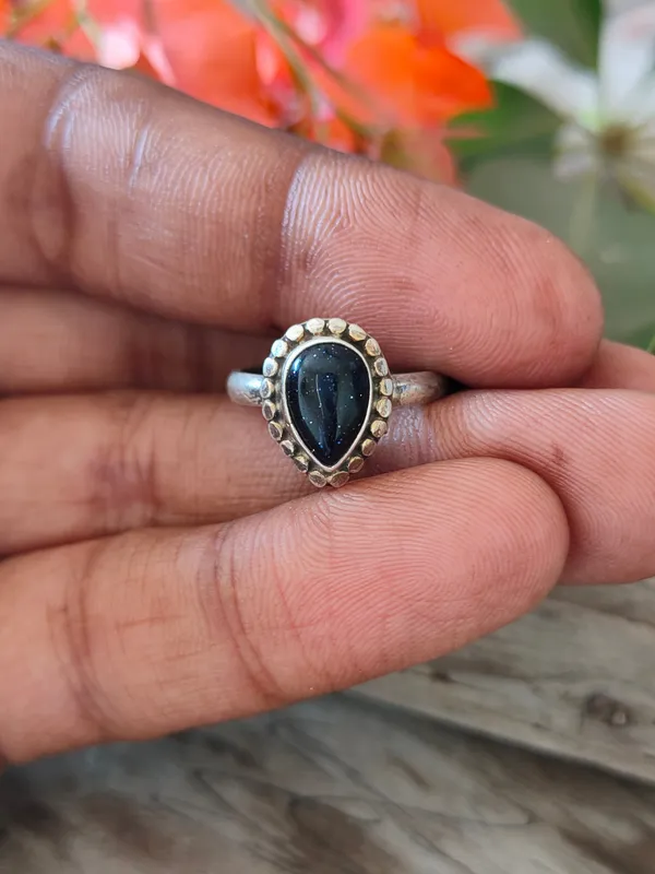 Silver_&_Blue_Sterling_Silver_925_Premium_&_Elegant_Boho_Ring_For_Girls_&_Women