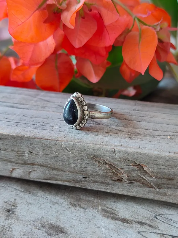 Silver_&_Blue_Sterling_Silver_925_Premium_&_Elegant_Boho_Ring_For_Girls_&_Women