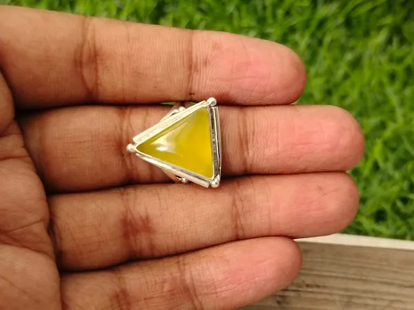 Silver_&_Yellow_Sterling_Silver_925_Premium_&_Elegant_Boho_Ring_For_Girls_&_Women
