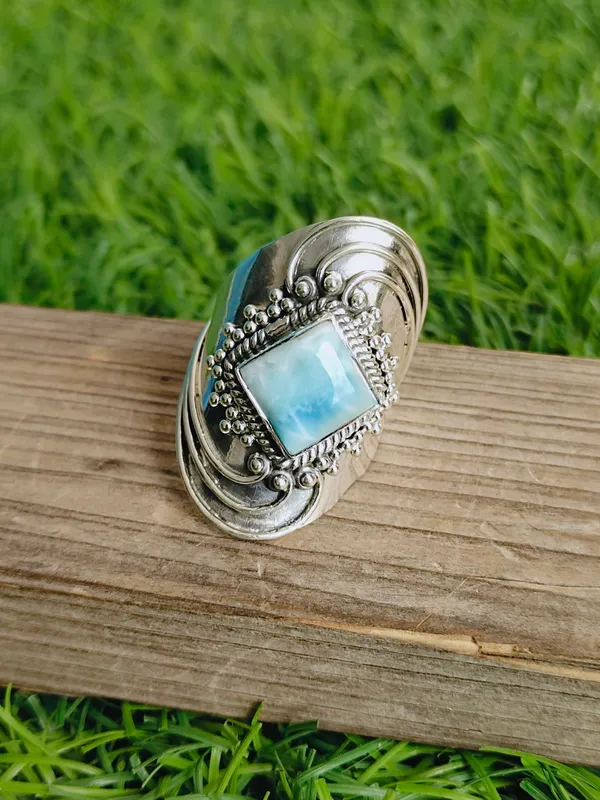 Silver_&_Blue_Sterling_Silver_925_Premium_&_Elegant_Designer_Ring_For_Girls_&_Women
