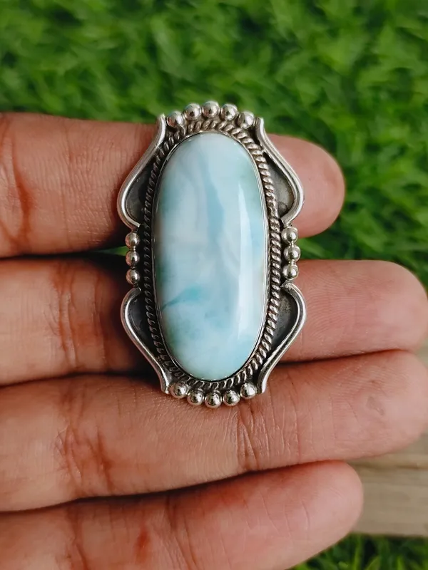 Silver_&_Light_Blue_Sterling_Silver_925_Premium_&_Elegant_Boho_Ring_For_Girls_&_Women