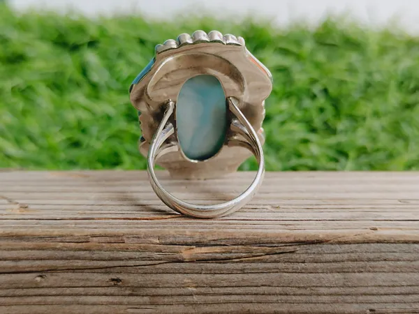 Silver_&_Light_Blue_Sterling_Silver_925_Premium_&_Elegant_Boho_Ring_For_Girls_&_Women