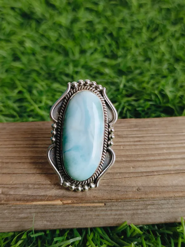 Silver_&_Light_Blue_Sterling_Silver_925_Premium_&_Elegant_Boho_Ring_For_Girls_&_Women