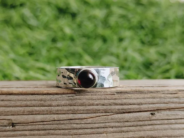 Silver_&_Red_Sterling_Silver_925_Premium_&_Elegant_Boho_Ring_For_Girls_&_Women