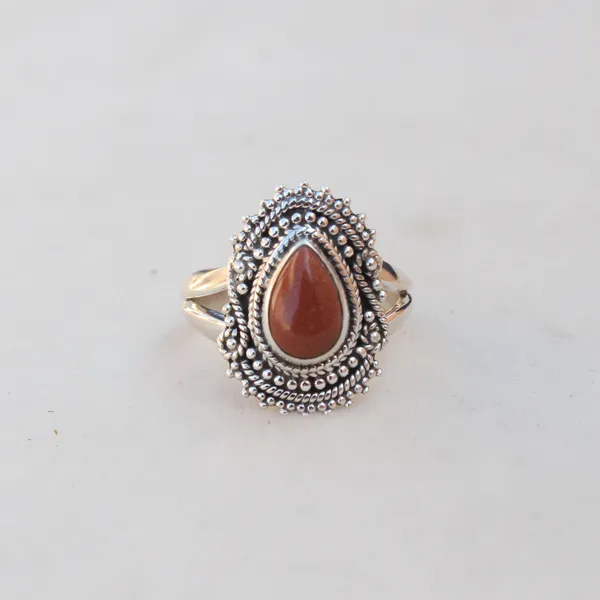 Silver_&_Brown_Sterling_Silver_925_Premium_&_Elegant_Boho_Ring_For_Girls_&_Women