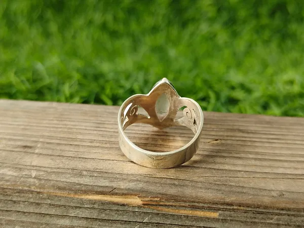 Silver_&_Rose_Pink_Sterling_Silver_925_Premium_&_Elegant_Boho_Ring_For_Girls_&_Women