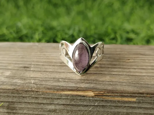 Silver_&_Purple_Sterling_Silver_925_Premium_&_Elegant_Boho_Ring_For_Girls_&_Women