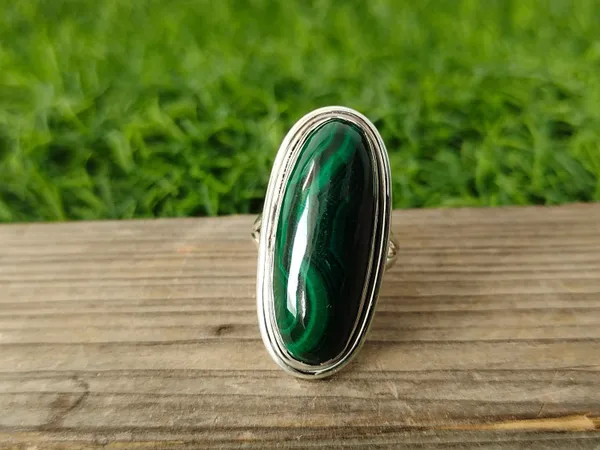 Silver_&_Green_Sterling_Silver_925_Premium_&_Elegant_Boho_Ring_For_Girls_&_Women