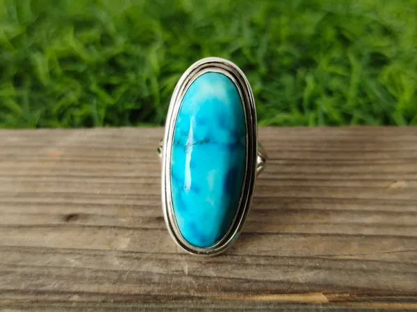 Silver_&_Blue_Sterling_Silver_925_Premium_&_Elegant_Boho_Ring_For_Girls_&_Women