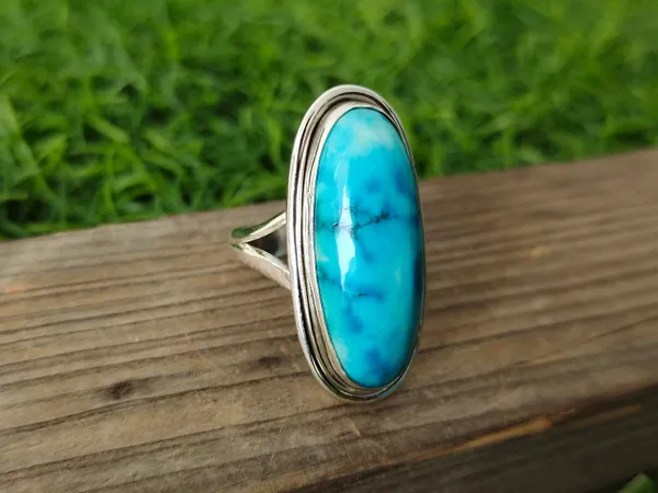 Silver_&_Blue_Sterling_Silver_925_Premium_&_Elegant_Boho_Ring_For_Girls_&_Women