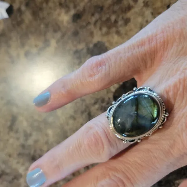 Silver_&_Grey_&_Blue_Sterling_Silver_925_Premium_&_Elegant_Boho_Ring_For_Girls_&_Women