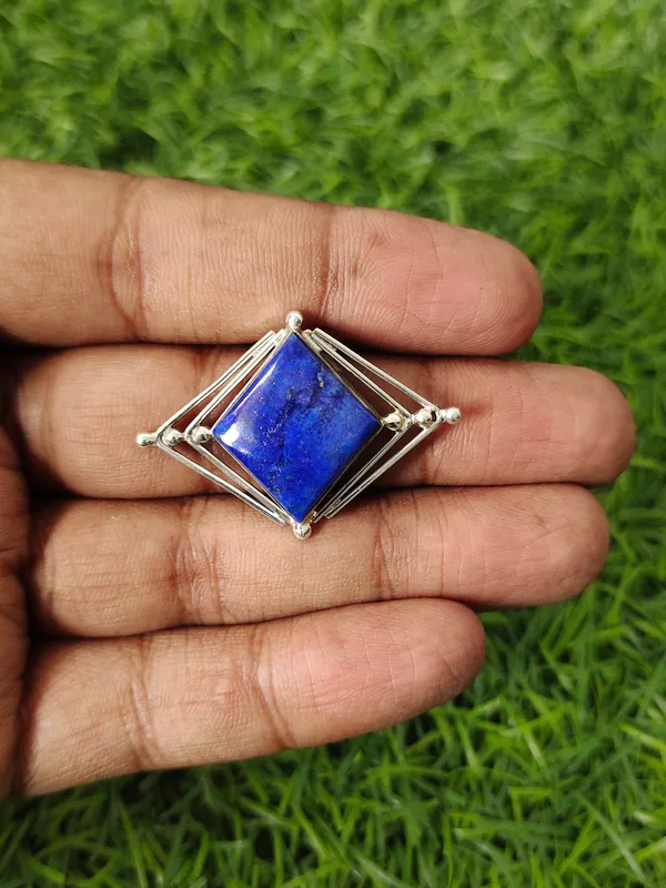 Silver_&_Blue_Sterling_Silver_925_Premium_&_Elegant_Designer_Ring_For_Girls_&_Women