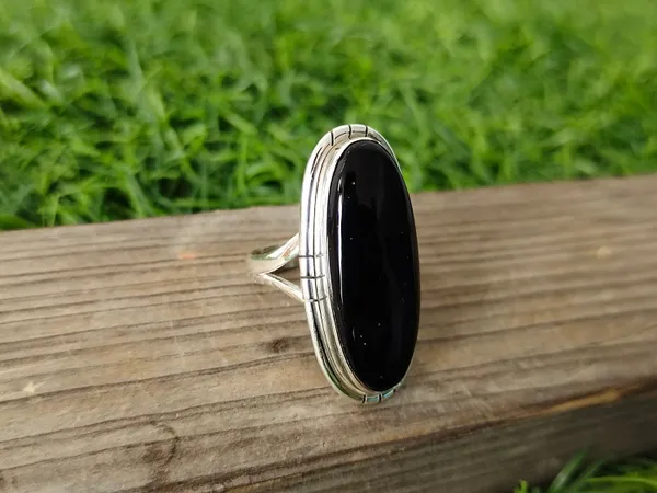 Silver_&_Black_Sterling_Silver_925_Premium_&_Elegant_Boho_Ring_For_Girls_&_Women